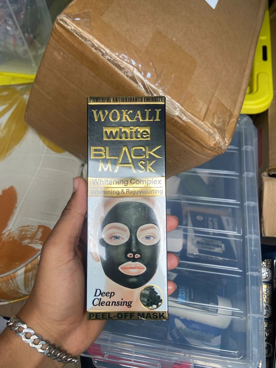Wokali White Black Mask Peel-Off