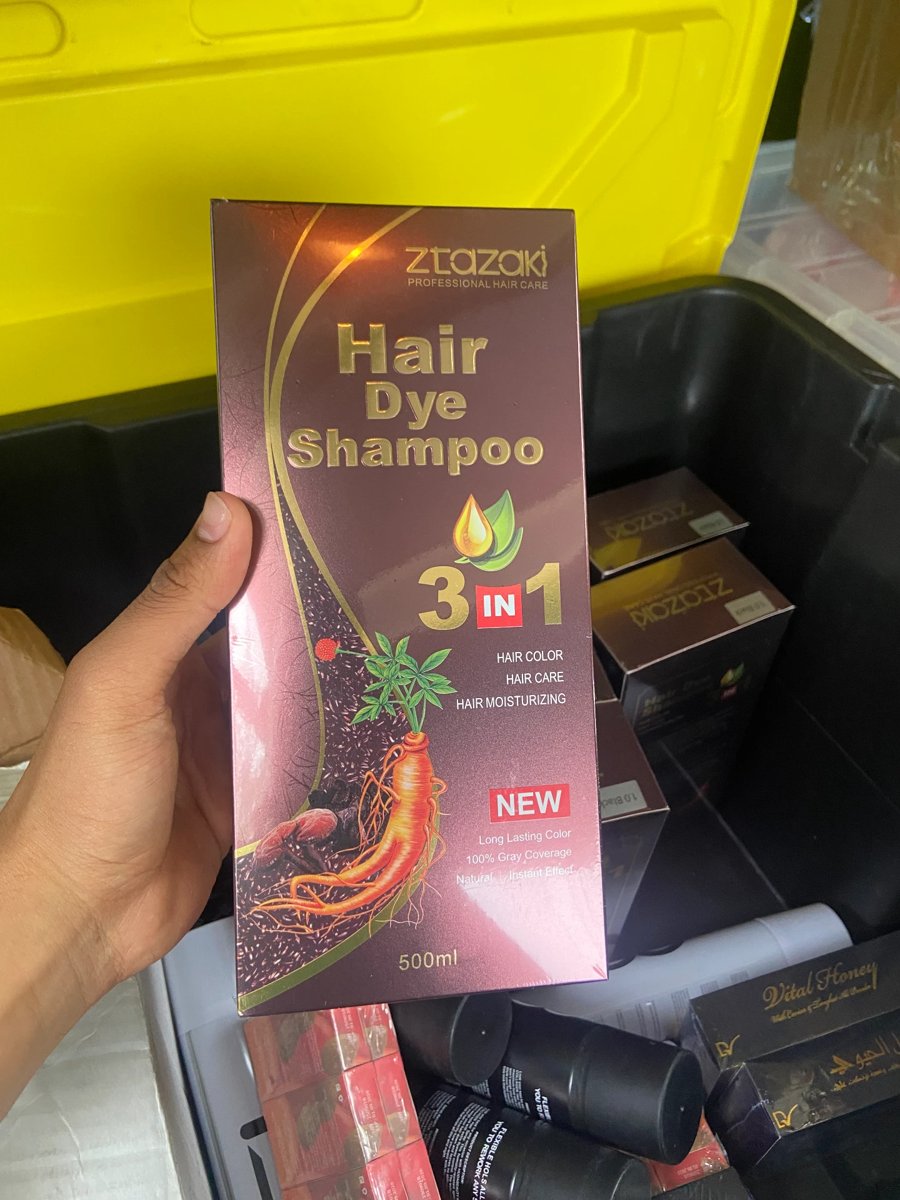Ztazaki Hair Dye Shampoo 3 en 1